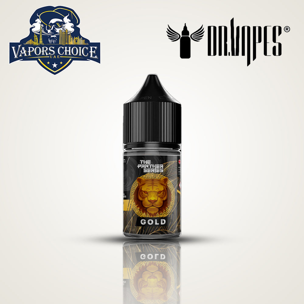 DR VAPES 30ML SALTNIC 20MG & 30MG & 50MG Gold Panther Ajman